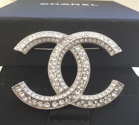 chanel crystal baguette brooch|chanel brooches jewelry.